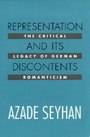 Representation and Its Discontents: The Critical Legacy of German Romanticism cover