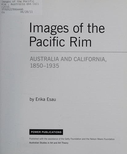 Images of the Pacific Rim : Australia and California, 1850-1935 cover