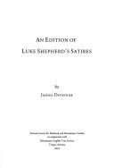 Edition of Luke Shepherd's Satires (Volume 240) (Medieval and Renaissance Texts and Studies) cover