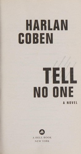 Tell No One cover