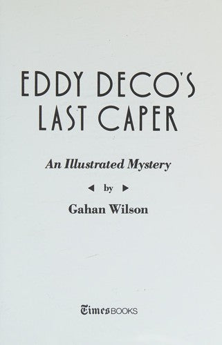 Eddy Deco's Last Caper cover