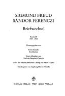 Sigmund Freud - Sandor Ferenczi. Briefwechsel: 1917-1919. Unter Mitarbeit V. Partizia Giampieri-deutsch. Wiss.leitung: Andre Haynal. Transkription V. Ingeborg Meyer-palmedo. (2) (German Edition) cover