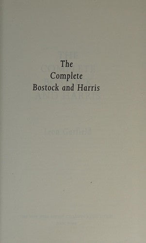 The Complete Bostock and Harris cover