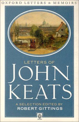Letters of John Keats (Oxford Letters & Memoirs) cover