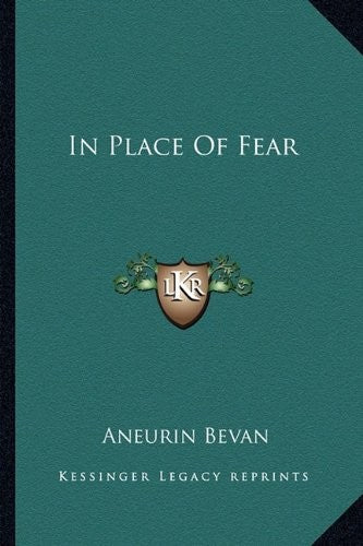 In Place Of Fear cover