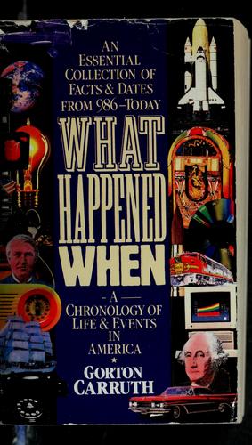 What Happened When cover