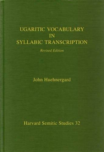 Ugaritic Vocabulary in Syllabic Transcription cover