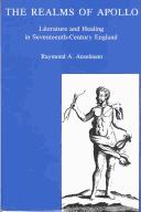 The Realms Of Apollo: Literature and Healing in Seventeenth-Century England cover
