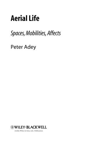 Aerial Life: Spaces, Mobilities, Affects (RGS-IBG Book Series) cover